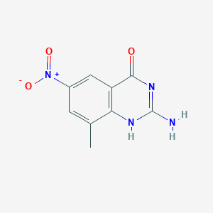 molecular formula C9H8N4O3 B8132041 CID 122360721 