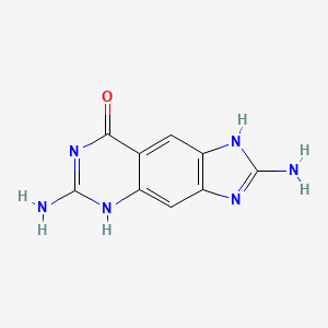 molecular formula C9H8N6O B8132076 CID 24741806 