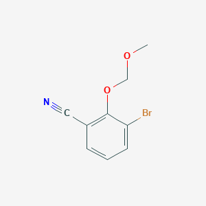 molecular formula C9H8BrNO2 B8132087 3-Bromo-2-methoxymethoxy-benzonitrile CAS No. 2065250-66-8