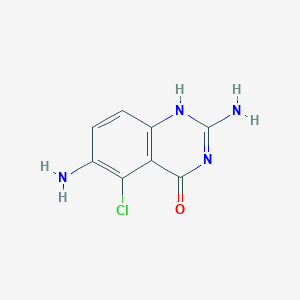molecular formula C8H7ClN4O B8132099 CID 10104566 