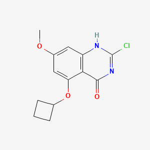 molecular formula C13H13ClN2O3 B8132180 CID 122360719 