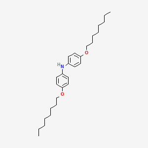 molecular formula C28H43NO2 B8132338 Bis(4-(octyloxy)phenyl)amine 