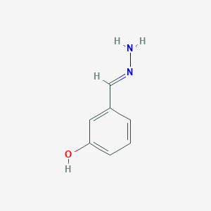 molecular formula C7H8N2O B8132362 3-Methanehydrazonoylphenol 
