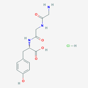 molecular formula C13H18ClN3O5 B8132434 Gly-gly-tyr-oh hcl 