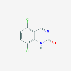 molecular formula C8H4Cl2N2O B8132444 5,8-dichloroquinazolin-2(1H)-one CAS No. 60610-17-5