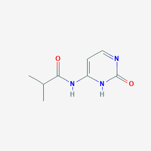 molecular formula C8H11N3O2 B8132477 N-(2-Oxo-1,2-dihydropyrimidin-4-yl)isobutyramide 