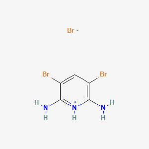 molecular formula C5H6Br3N3 B8132488 3,5-Dibromo-2,6-diaminopyridinium bromide 