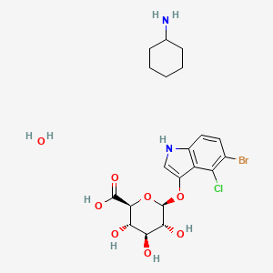 molecular formula C20H28BrClN2O8 B8132502 5-Bromo-4-chloro-3-indolyl B-D- 
