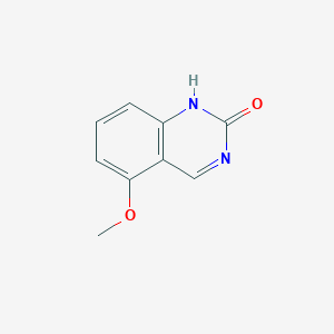 molecular formula C9H8N2O2 B8132587 2(1H)-Quinazolinone, 5-methoxy- 