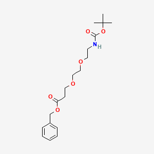 molecular formula C19H29NO6 B8132702 Boc-PEG2-benzyl ester CAS No. 2028284-76-4