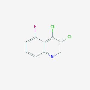 molecular formula C9H4Cl2FN B8132713 3,4-Dichloro-5-fluoro-quinoline 