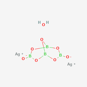 Disilver;3,7-dioxido-2,4,6,8,9-pentaoxa-1,3,5,7-tetraborabicyclo[3.3.1]nonane;hydrate
