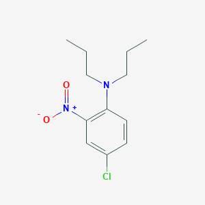 molecular formula C12H17ClN2O2 B8132918 4-Chloro-2-nitro-N,N-dipropylaniline 
