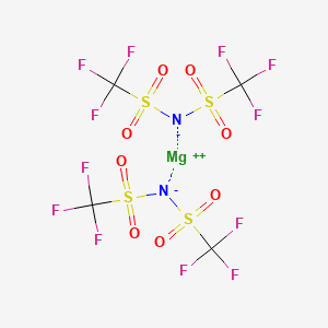 molecular formula C4F12MgN2O8S4 B8132946 Bis[bis(trifluoromethylsulfonyl)amino] magnesium 