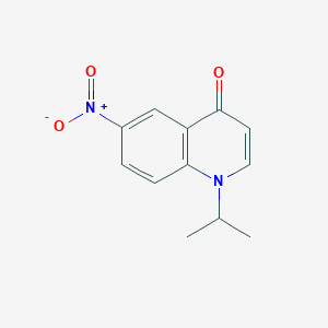molecular formula C12H12N2O3 B8133022 1-Isopropyl-6-nitroquinolin-4-one 