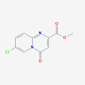 molecular formula C10H7ClN2O3 B8133210 Methyl 7-chloro-4-oxo-4H-pyrido[1,2-a]pyrimidine-2-carboxylate 