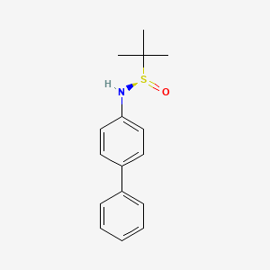 (R)-N-(Biphenyl-4-yl)-tert-butanesulfinamide