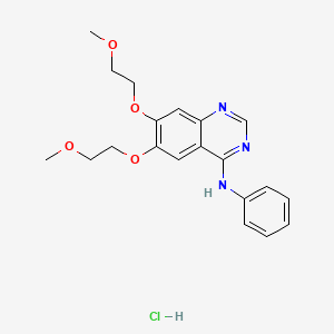6,7-bis(2-methoxyethoxy)-N-phenylquinazolin-4-amine hydrochloride