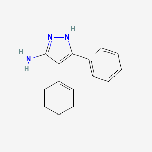 4-(cyclohexen-1-yl)-5-phenyl-1H-pyrazol-3-amine