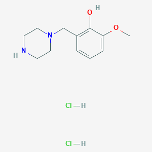 2-Methoxy-6-(piperazin-1-ylmethyl)phenol 2HCl
