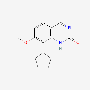 8-cyclopentyl-7-methoxyquinazolin-2(1H)-one