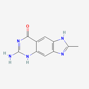 molecular formula C10H9N5O B8133325 CID 24741805 