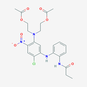 molecular formula C23H27ClN4O7 B8133371 DisperseRed167 