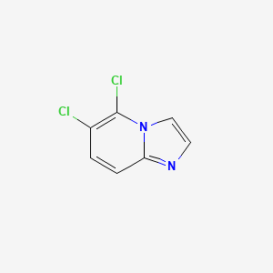 molecular formula C7H4Cl2N2 B8133373 5,6-Dichloro-imidazo[1,2-a]pyridine 