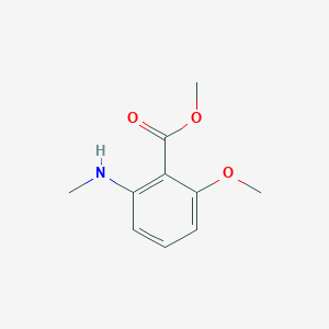 2-Methoxy-6-methylamino-benzoic acid methyl ester