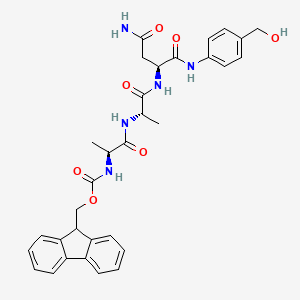molecular formula C32H35N5O7 B8133664 Fmoc-Ala-Ala-Asn-PAB 