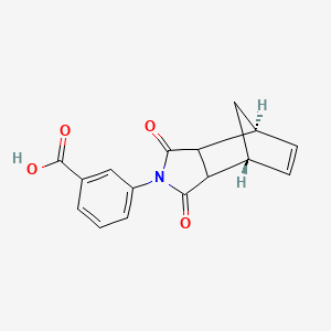 molecular formula C16H13NO4 B8133675 3-(3,5-Dioxo-4-azatricyclo[5.2.1.0(2,6)]dec-8-en-4-yl)benzoic acid 