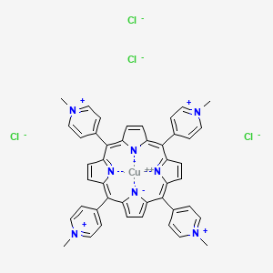 molecular formula C44H36Cl4CuN8 B8133691 CID 44359887 