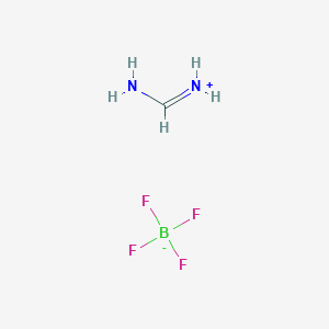 molecular formula CH5BF4N2 B8133769 Formamidine Tetrafluoroborate 