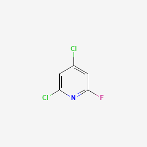 molecular formula C5H2Cl2FN B8133779 2,4-Dichloro-6-fluoropyridine 