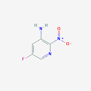 molecular formula C5H4FN3O2 B8133781 5-Fluoro-2-nitropyridin-3-amine 