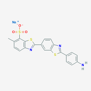 molecular formula C21H14N3NaO3S3 B081338 初黄素 CAS No. 10360-31-3