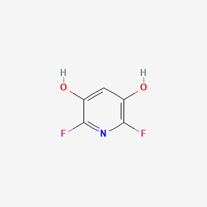 molecular formula C5H3F2NO2 B8133806 2,6-Difluoropyridine-3,5-diol 