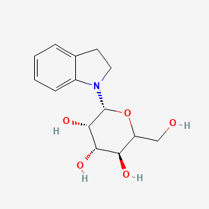 (2R,3S,4S,5S)-2-(2,3-dihydroindol-1-yl)-6-(hydroxymethyl)oxane-3,4,5-triol