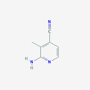 molecular formula C7H7N3 B8133912 2-Amino-3-methylisonicotinonitrile 