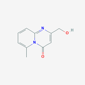 molecular formula C10H10N2O2 B8133931 2-(Hydroxymethyl)-6-methylpyrido[1,2-a]pyrimidin-4-one 