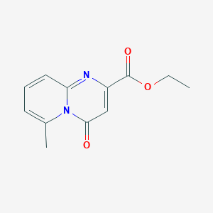 molecular formula C12H12N2O3 B8133939 Ethyl6-methyl-4-oxopyrido[1,2-a]pyrimidine-2-carboxylate 