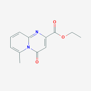 molecular formula C12H12N2O3 B8133939 Ethyl 6-methyl-4-oxopyrido[1,2-a]pyrimidine-2-carboxylate 