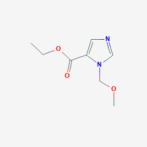 molecular formula C8H12N2O3 B8133988 EThyl 3-(methoxymethyl)imidazole-4-carboxylate 
