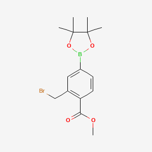 molecular formula C15H20BBrO4 B8134026 CID 153904883 