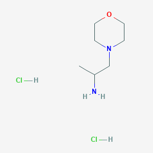 molecular formula C7H18Cl2N2O B8134028 1-Morpholin-4-ylpropan-2-amine;dihydrochloride 
