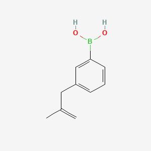molecular formula C10H13BO2 B8134032 [3-(2-Methylprop-2-enyl)phenyl]boronic acid 