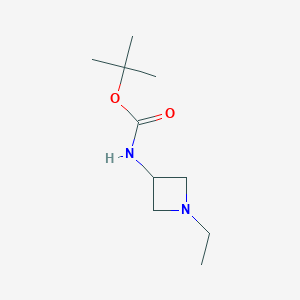 molecular formula C10H20N2O2 B8134090 tert-Butyl n-(1-ethylazetidin-3-yl)carbamate 