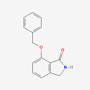 molecular formula C15H13NO2 B8134128 7-(Benzyloxy)-2,3-dihydroisoindol-1-one 