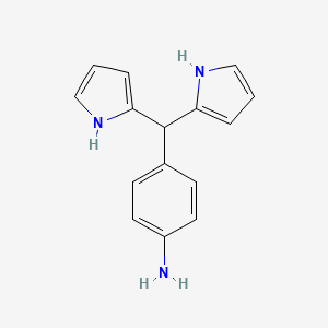 molecular formula C15H15N3 B8134183 5-(4-Aminophenyl)dipyrromethane 