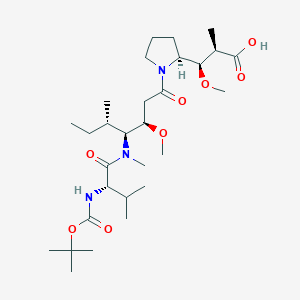 molecular formula C29H53N3O8 B8134200 Boc-Val-Dil-Dap-OH 